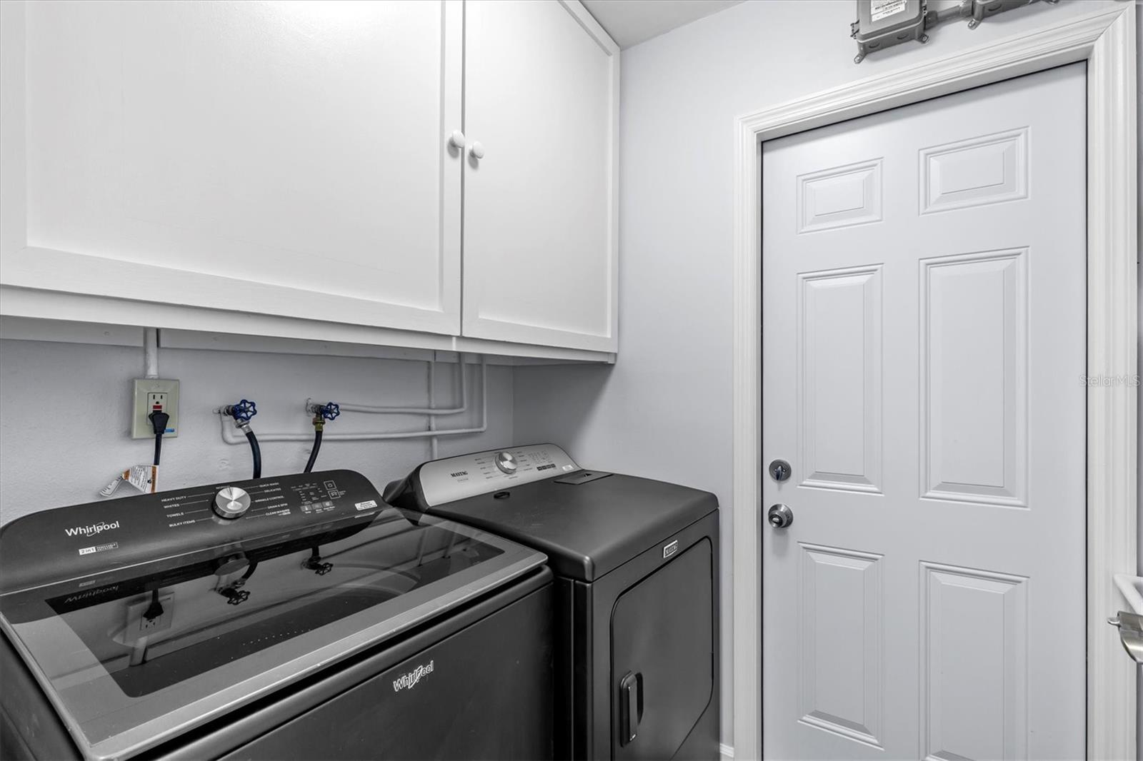 inside laundry room