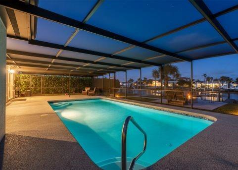 Twilight Pool Picture