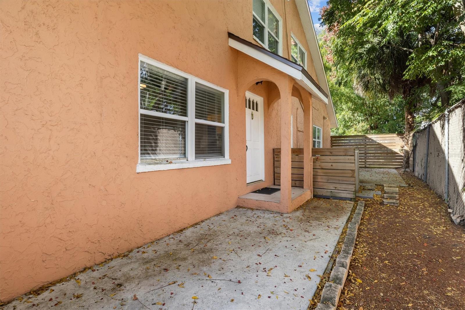 Attached In-Law Suite Patio/Entrance