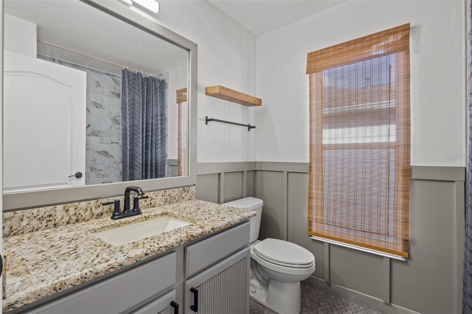 Updated secondary bathroom