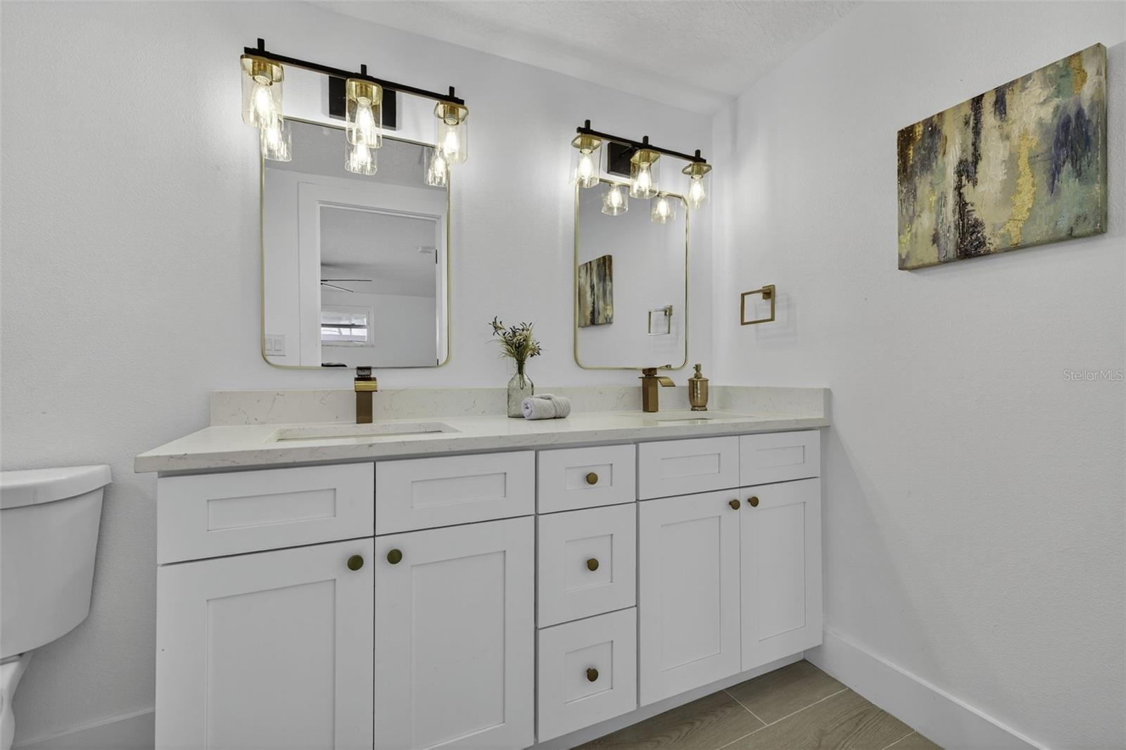 Ensuite Bathroom with a double vanity
