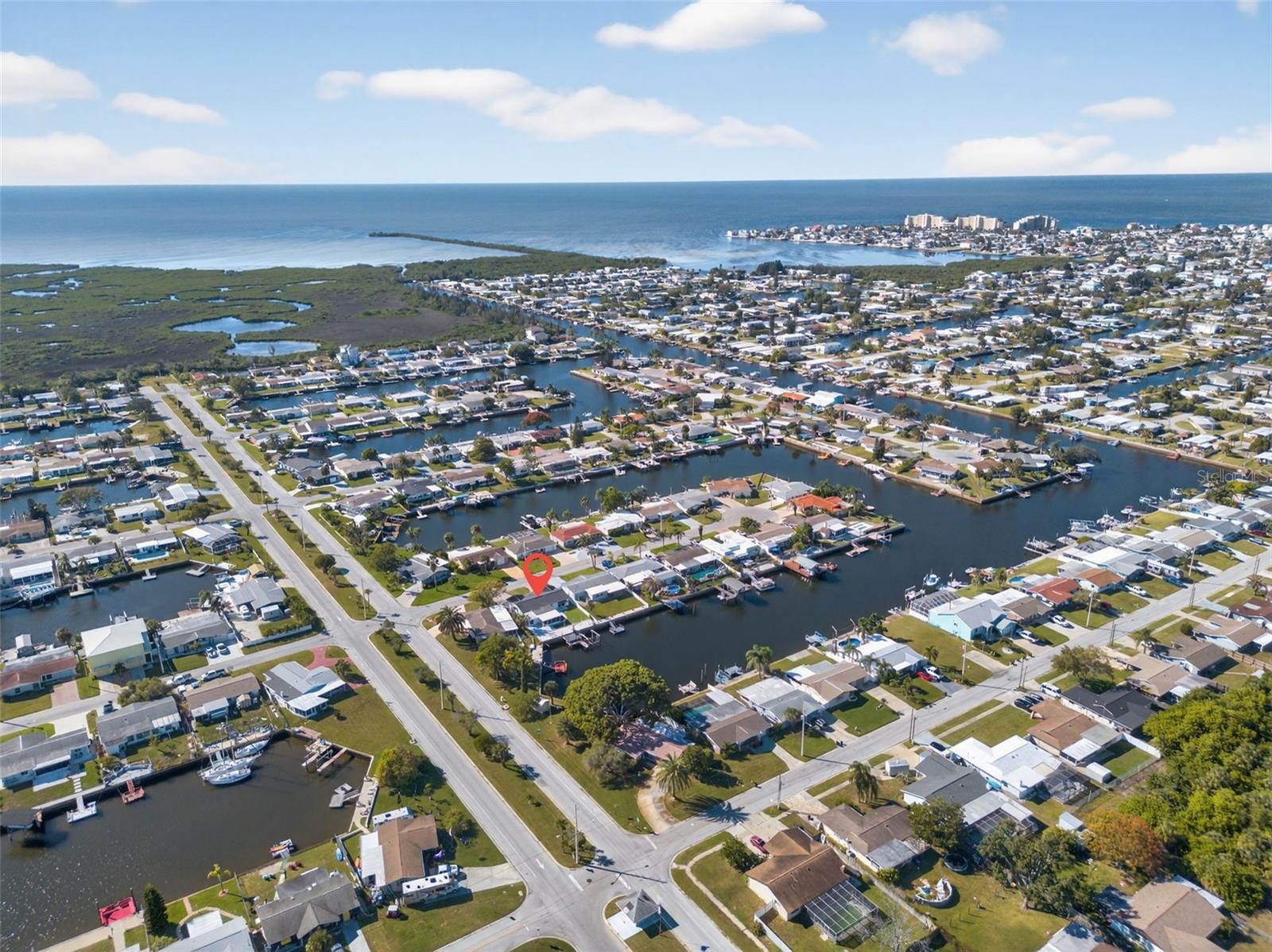 Saltwater Canal with Access to the Gulf of Mexico