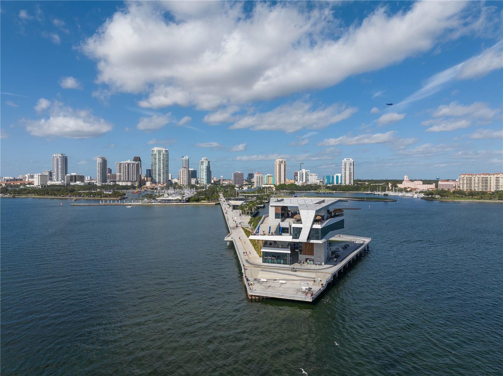 The Famous St Pete Pier is Nearby