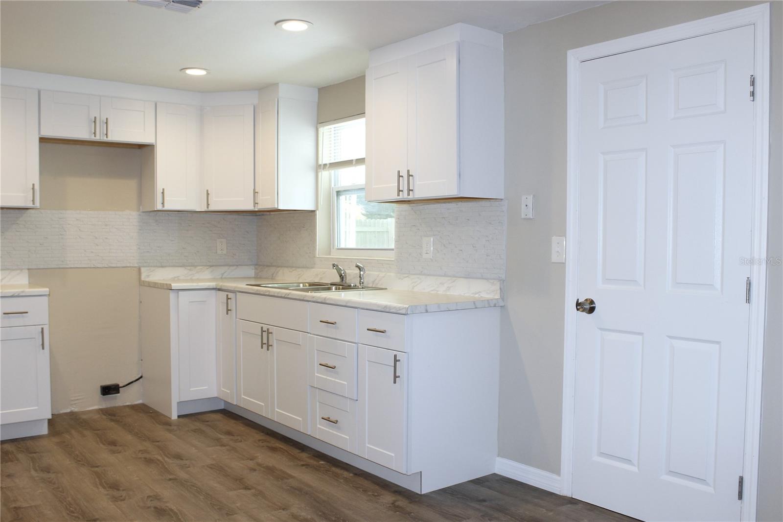 KITCHEN NEW CABINETS, STAINLESS STEAL APPLIANCE COMING SOON