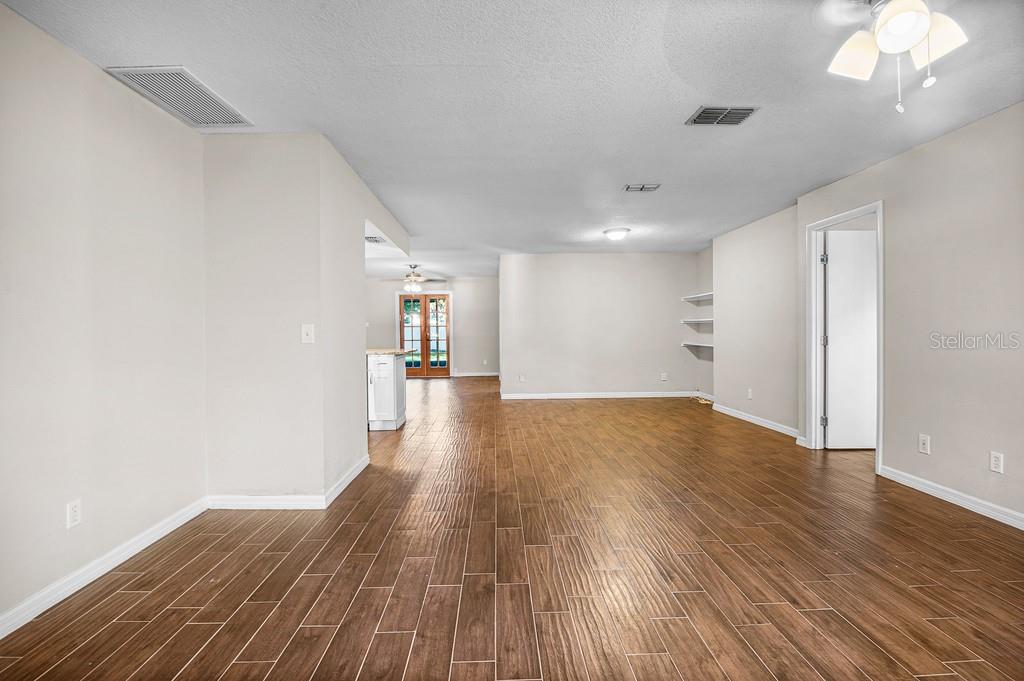 wide view from the front door
