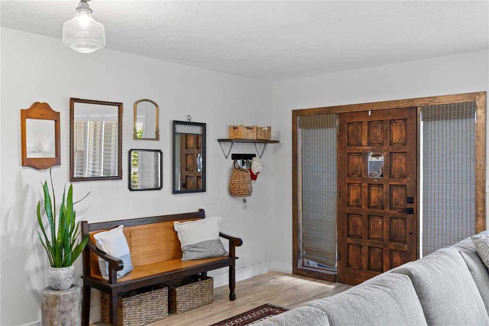 Step inside where mid-century modern design blends perfectly with functionality.