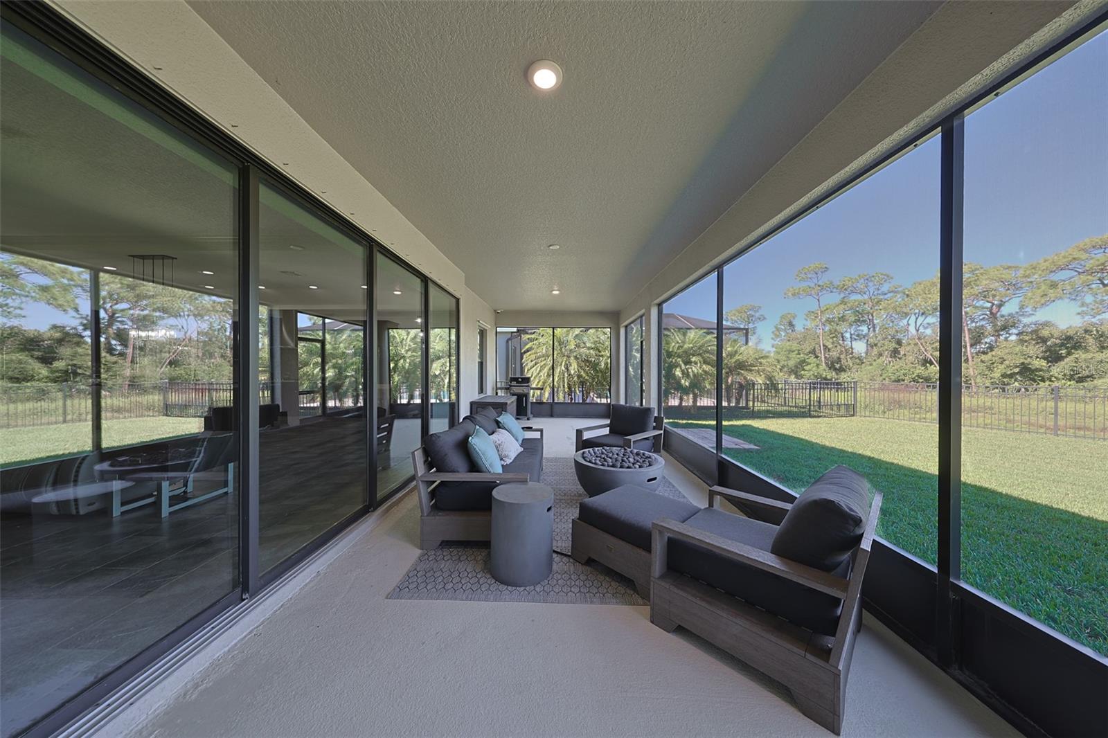 Screened lanai