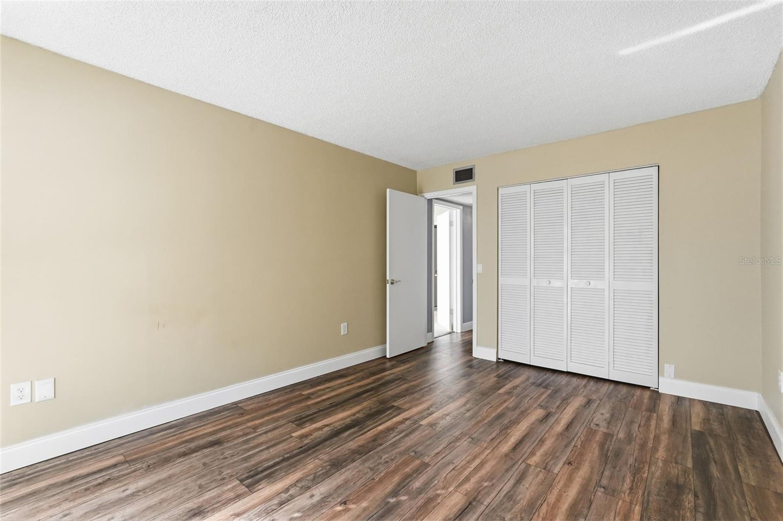 Guest Room with large closet