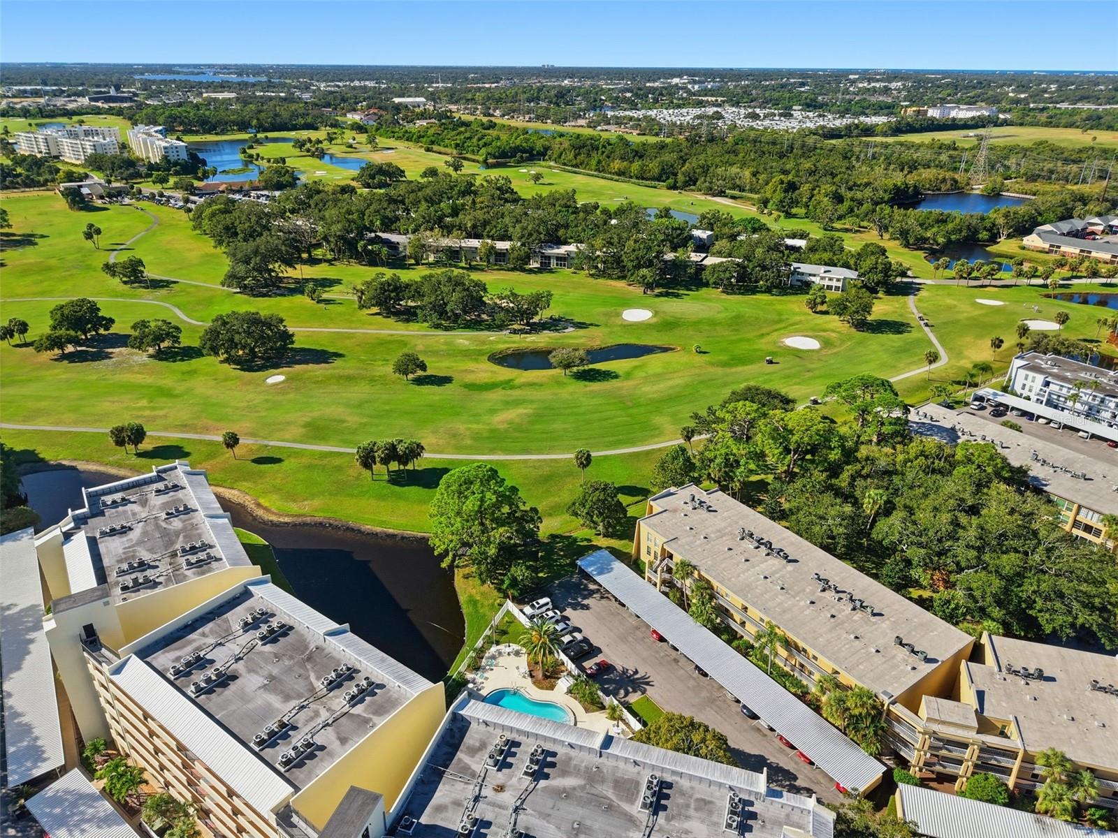 Bldg E (Bottom Left) overlooking Golf Course