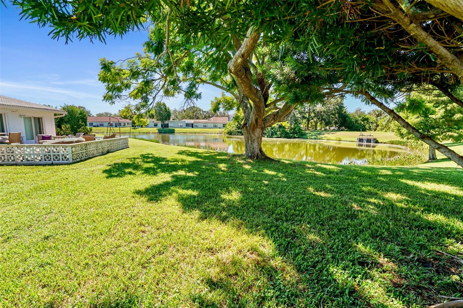 1-Pond water view from  house