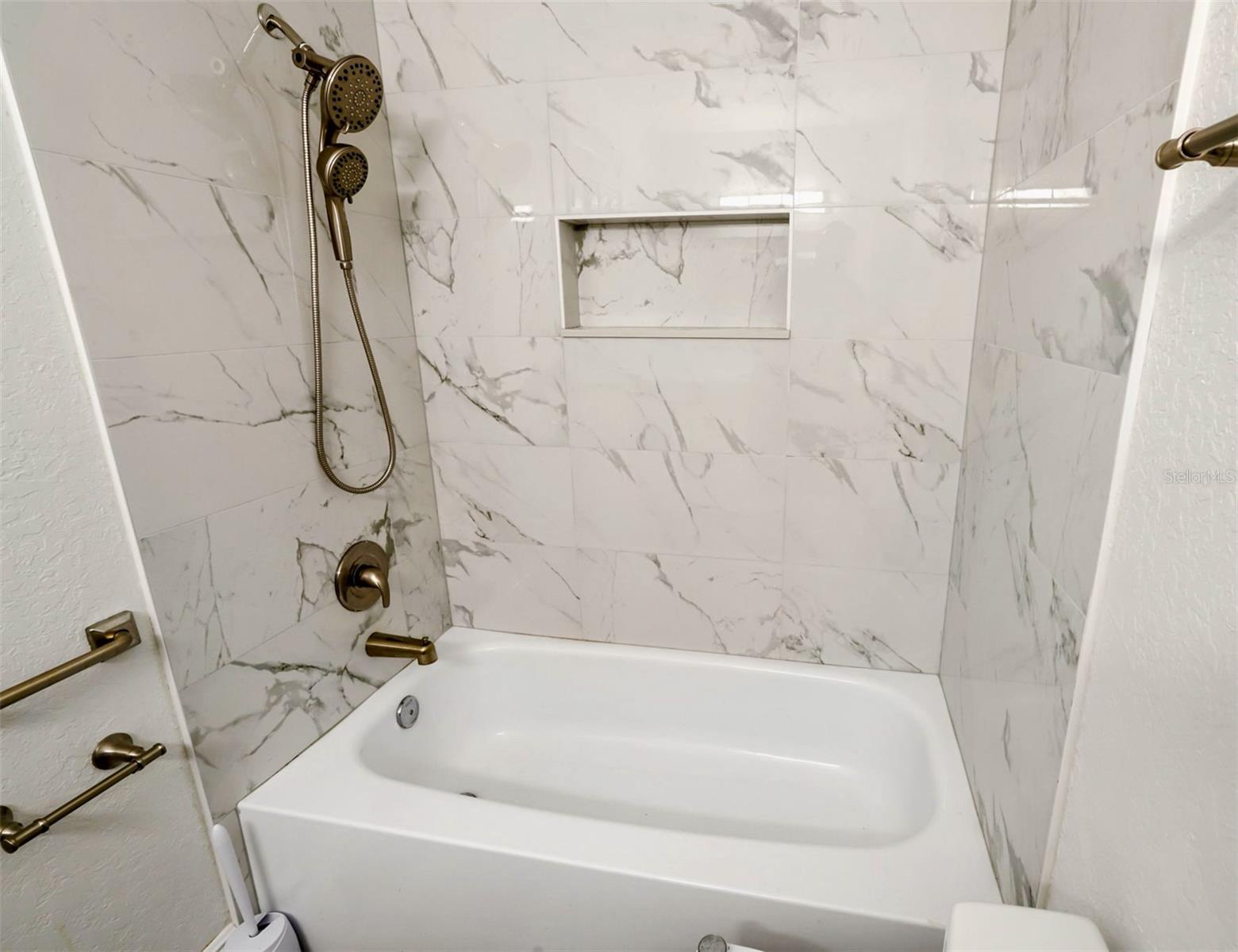 26-Guest bathroom tub and shower combo