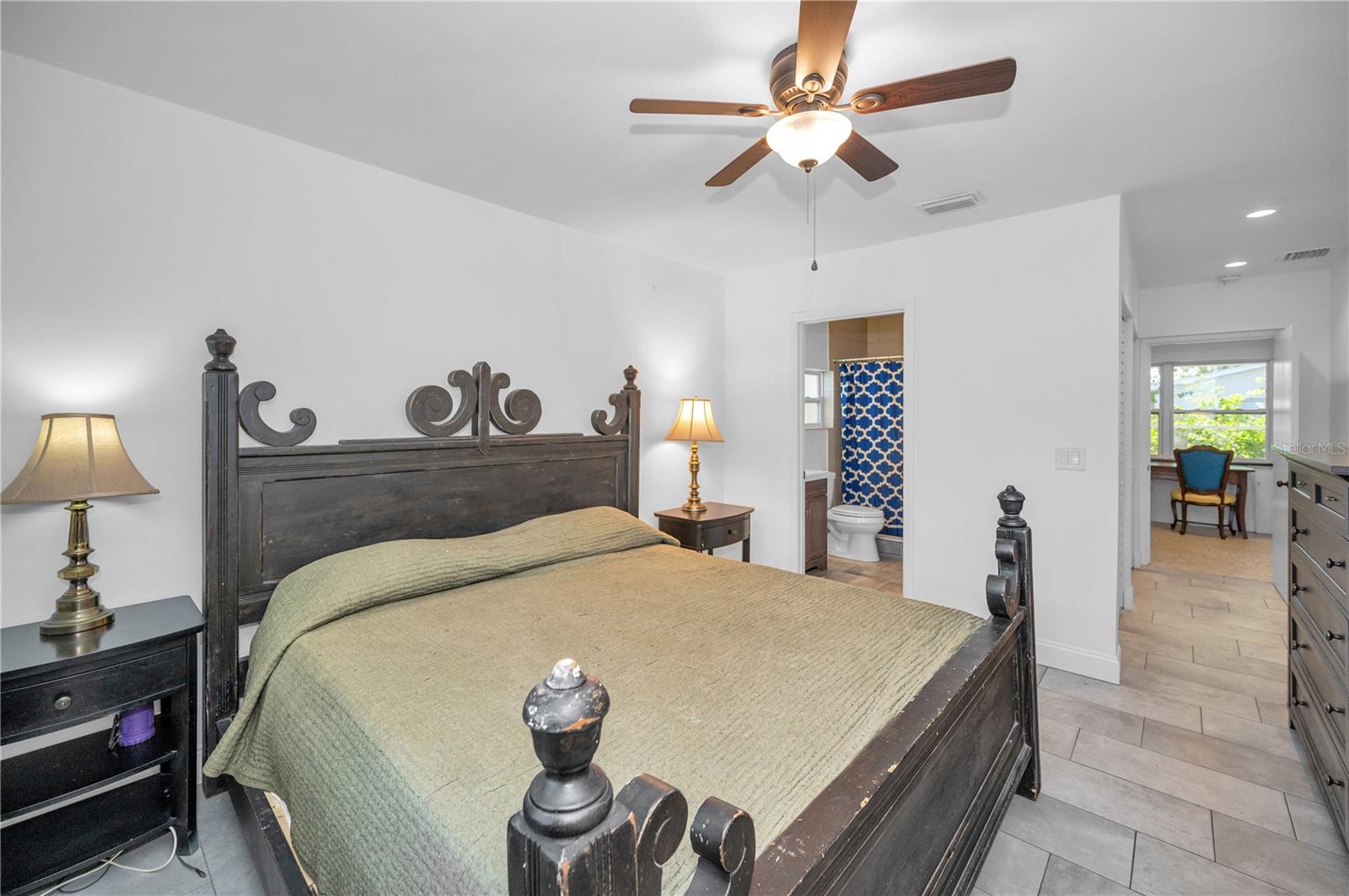 Primary bedroom with en-suite bath