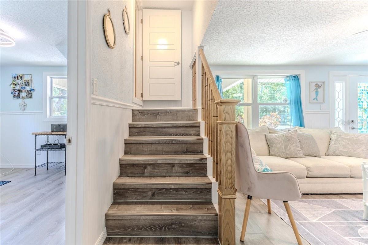 Stairs to Upstairs Primary Suite