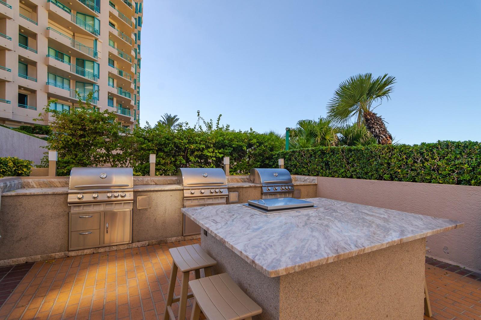 Community outdoor Grills