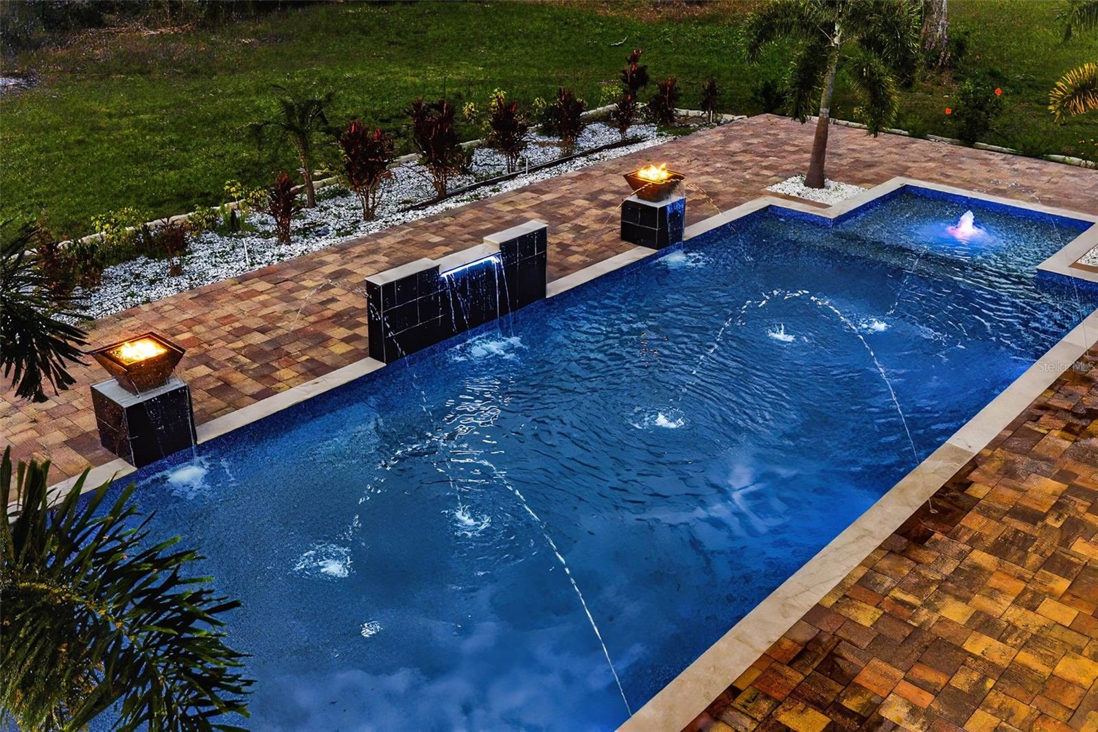 Pool View from Balcony