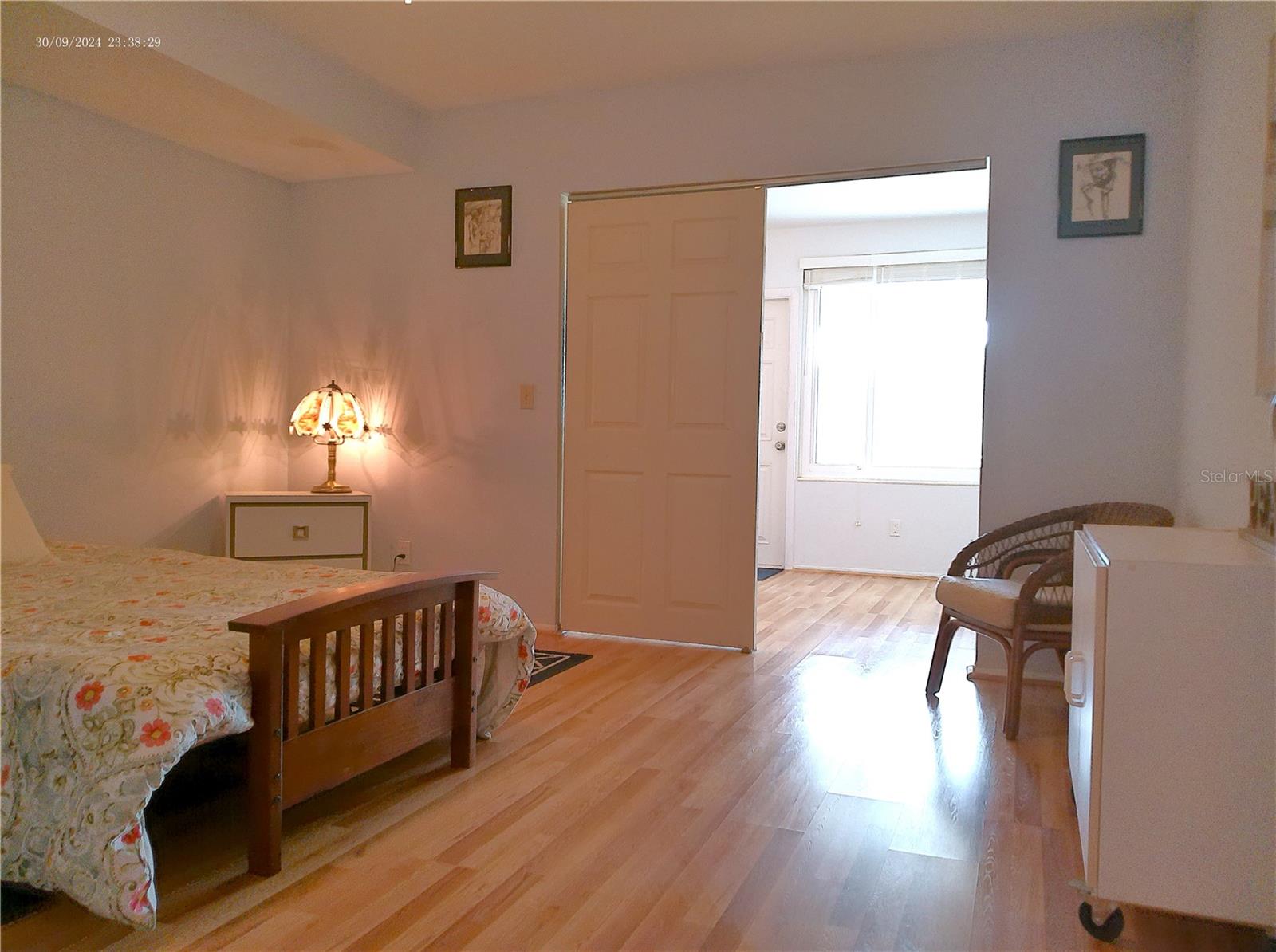 Sliding Doors separate the Florida Room
