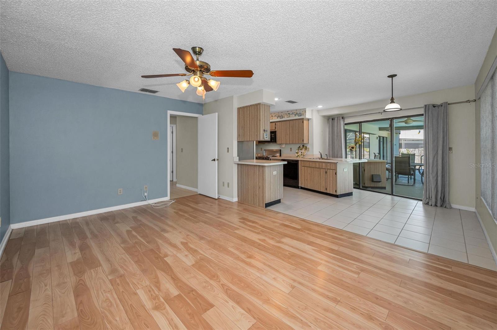 Family Room & Kitchen