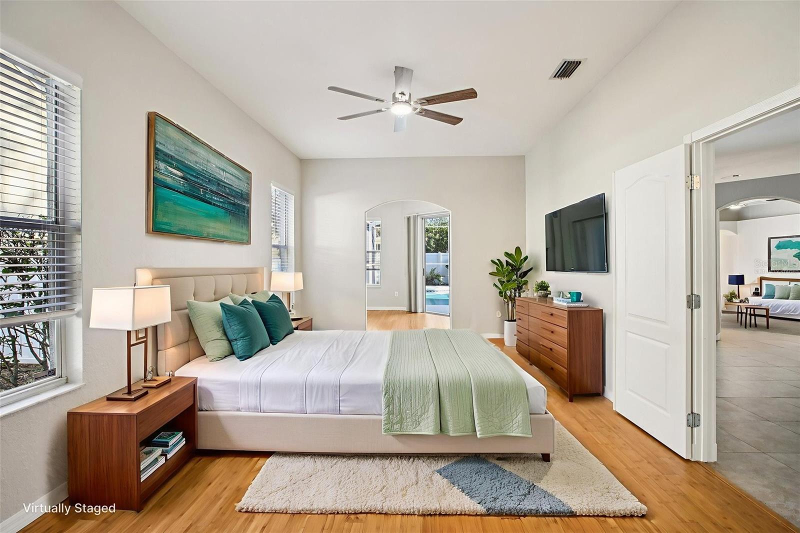 Primary Suite - Virtually Staged
