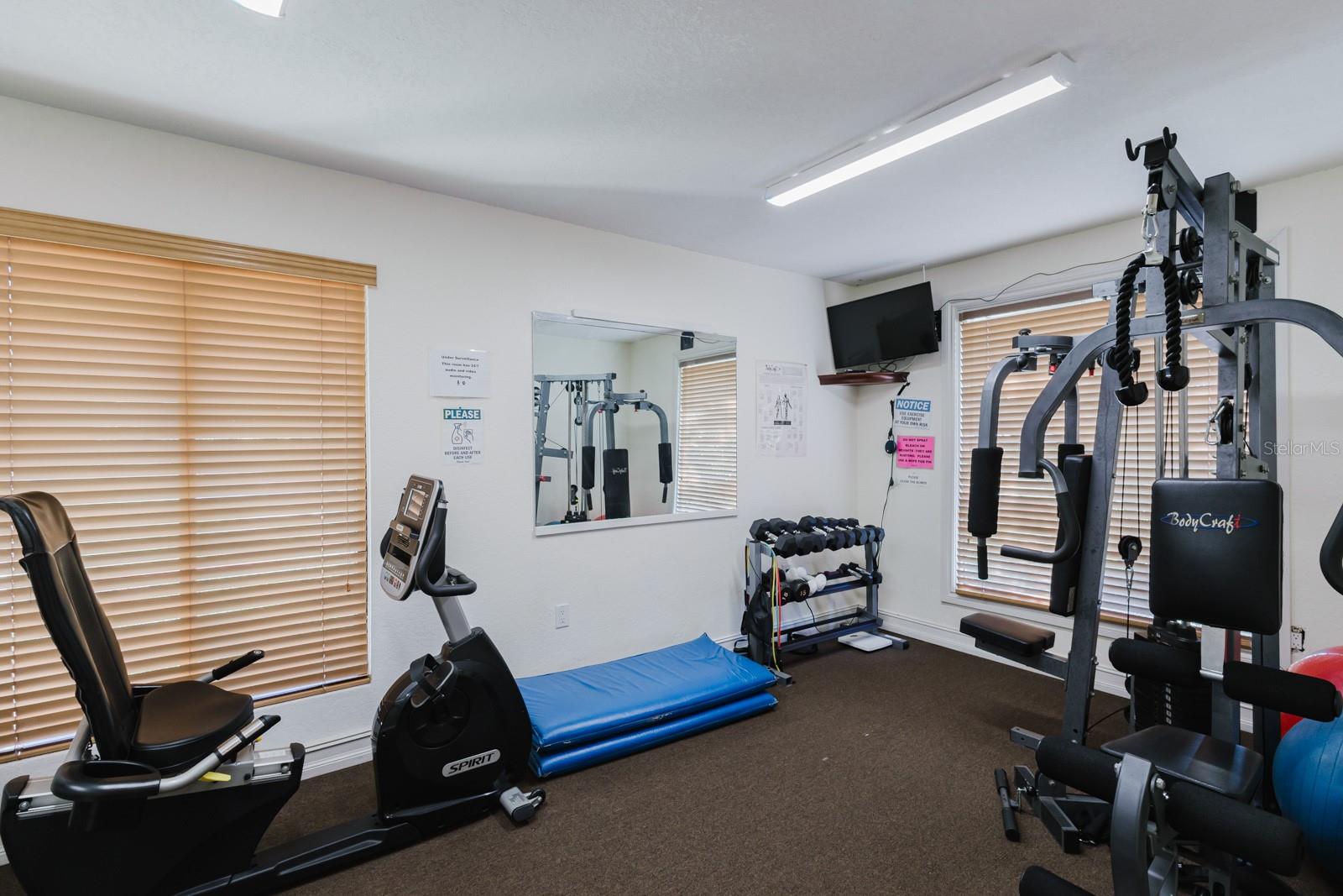 Fitness room