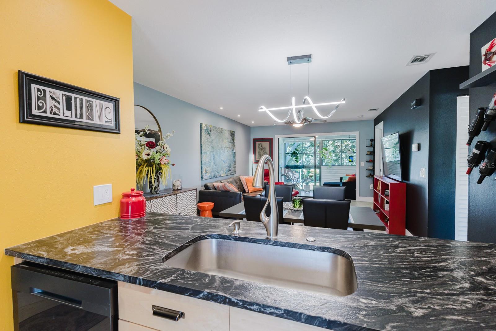 Leathered Granite counters