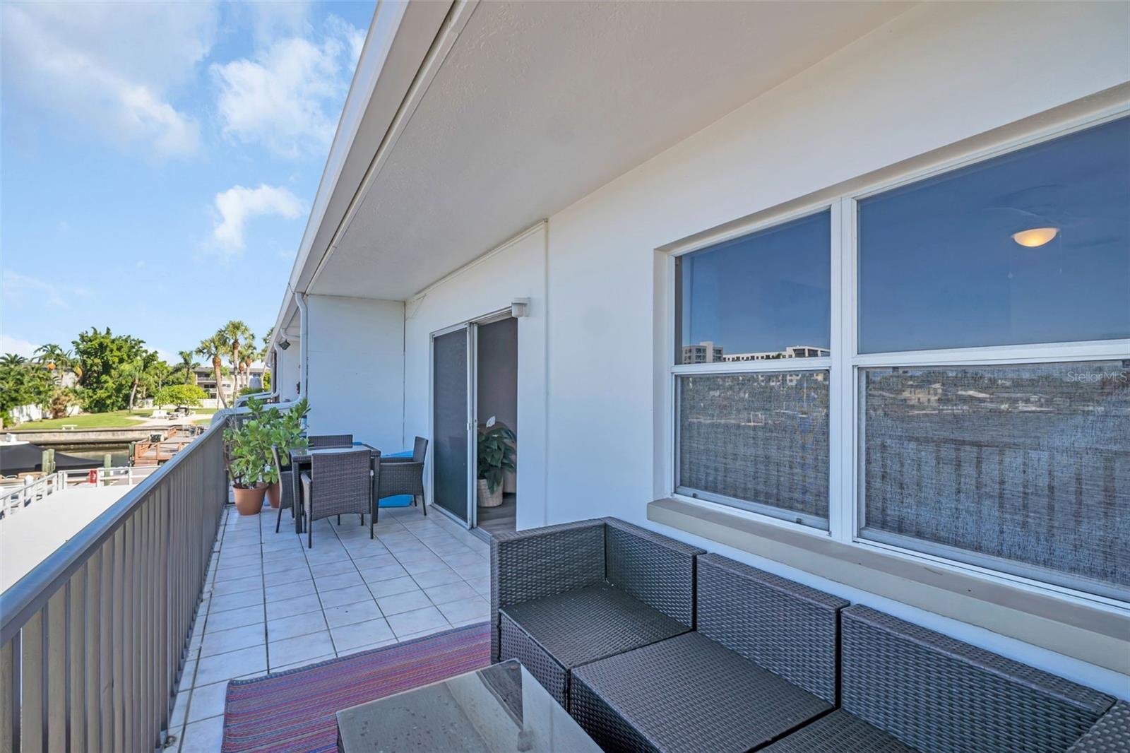Huge Private Balcony