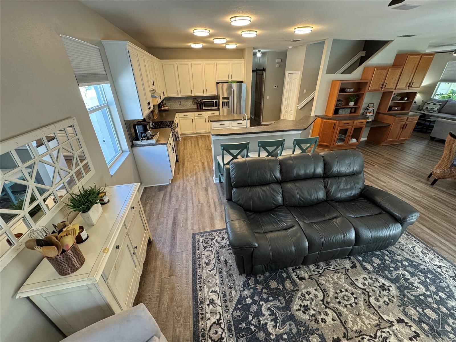 Beautiful Luxury Vinyl Plank Flooring on First Level