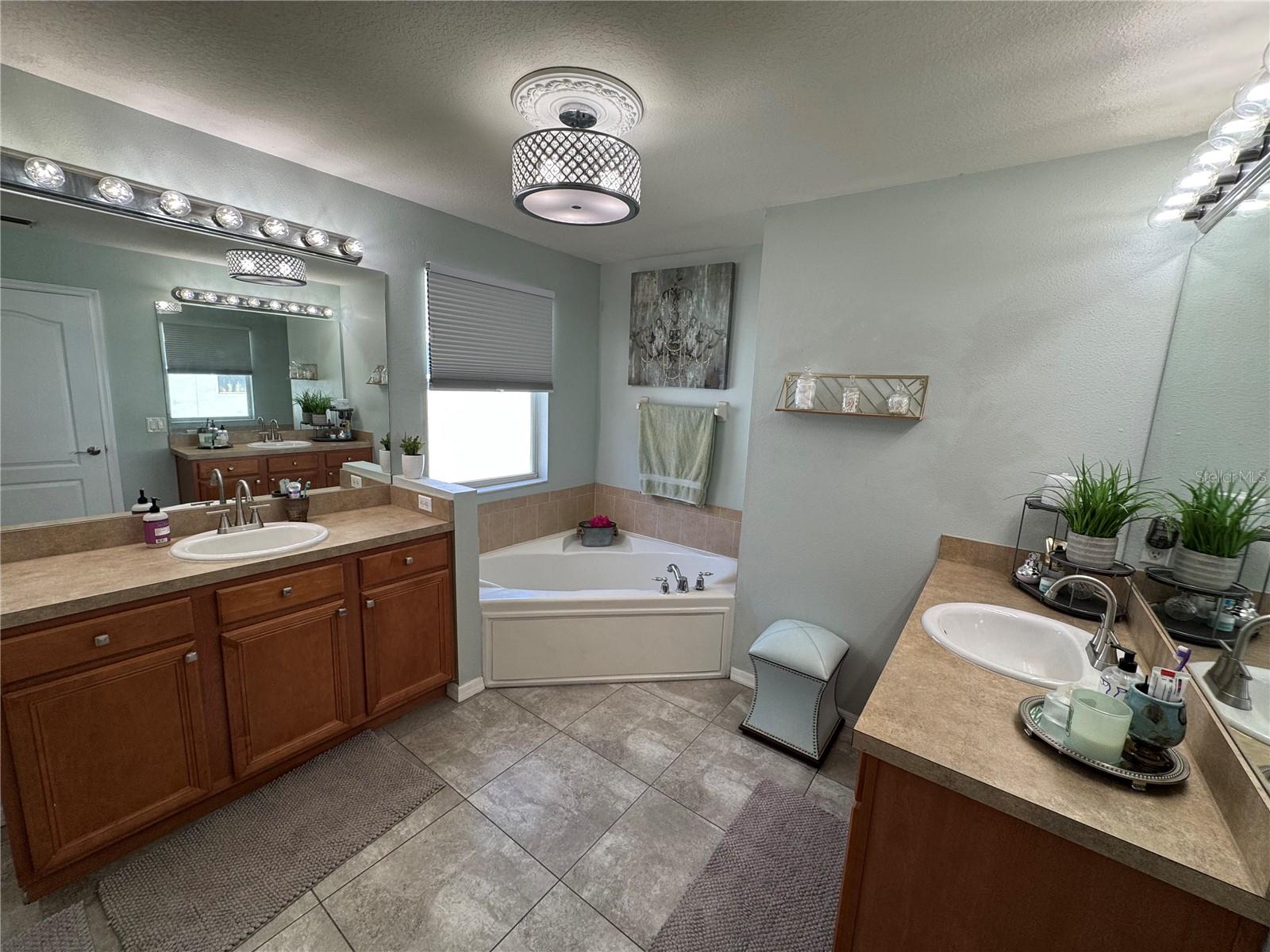 Primary Bath with Large soaking tub