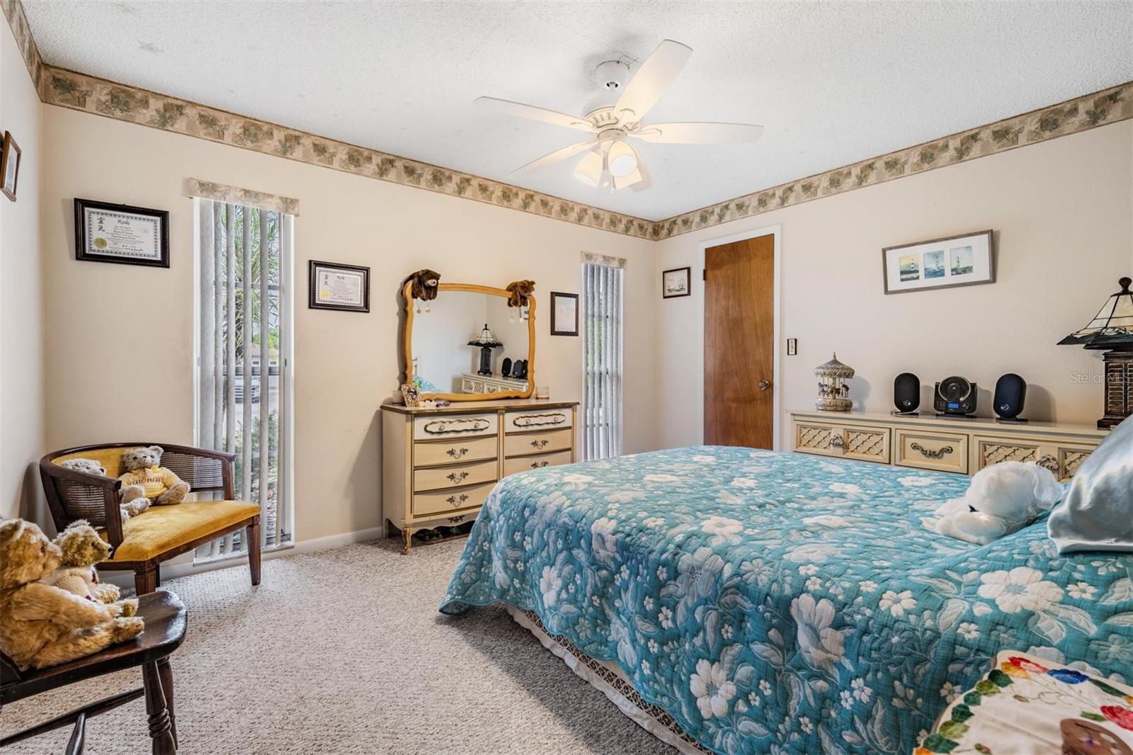 2nd bedroom with walk in closet.