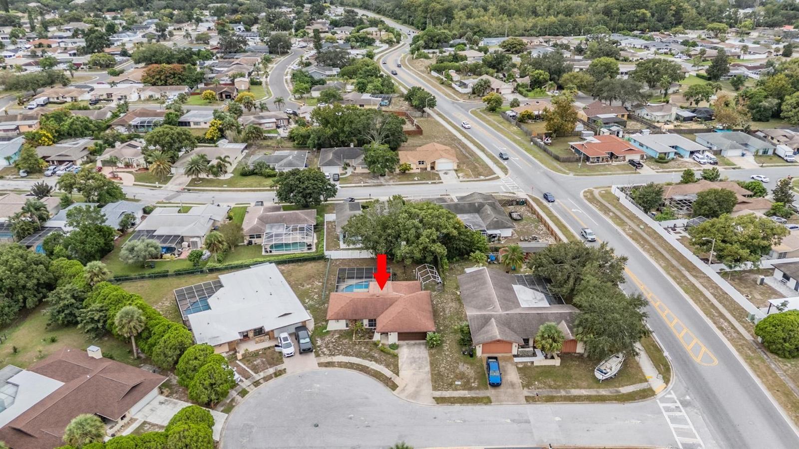 2nd house on RIGHT in cut-de-sac