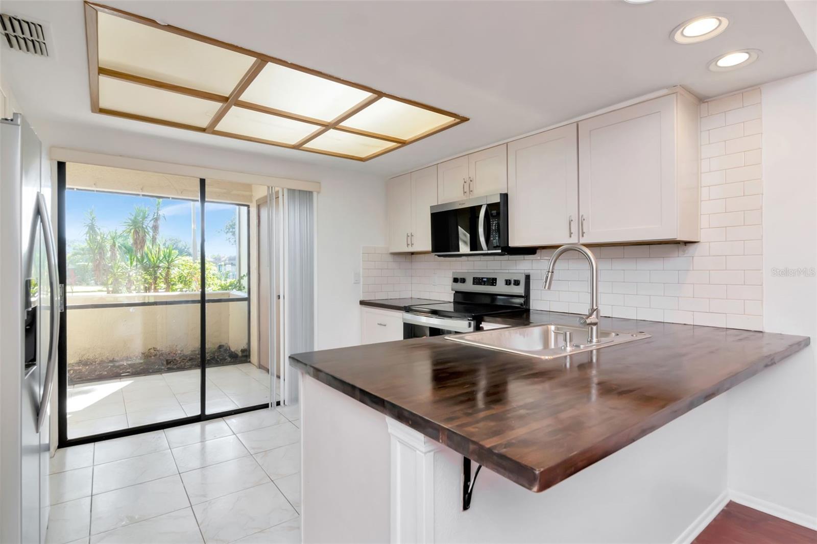 Modern white kitchen