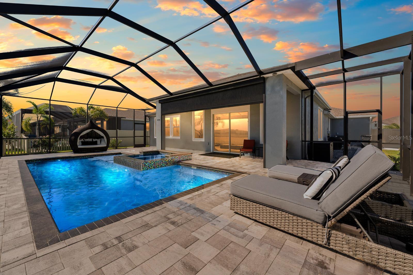 Pool and Hot tub