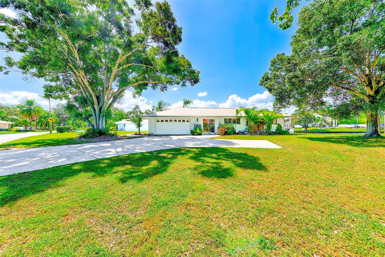 Oversized 2 Car Garage with plenty of parking