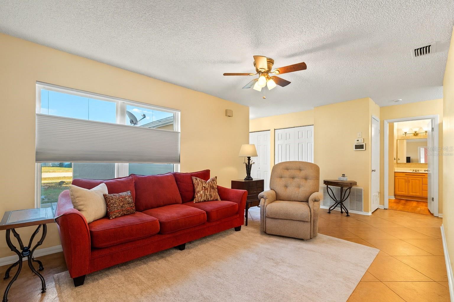 Virtually Staged Living Room