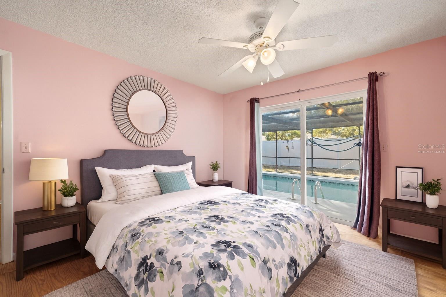 Virtually Staged Bedroom