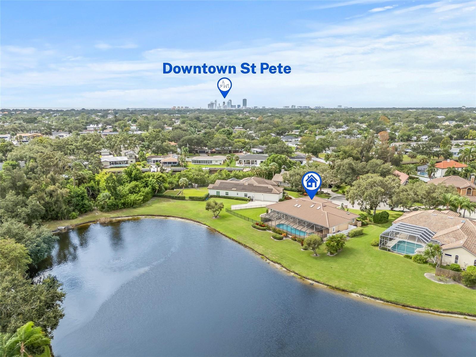 Minutes to downtown yet private and away from the hustle.