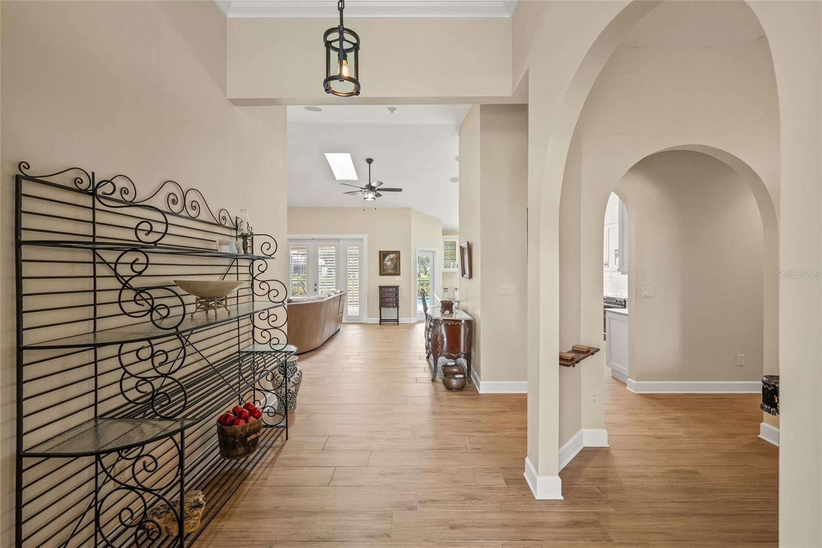 Front foyer upon entering the double front doors.