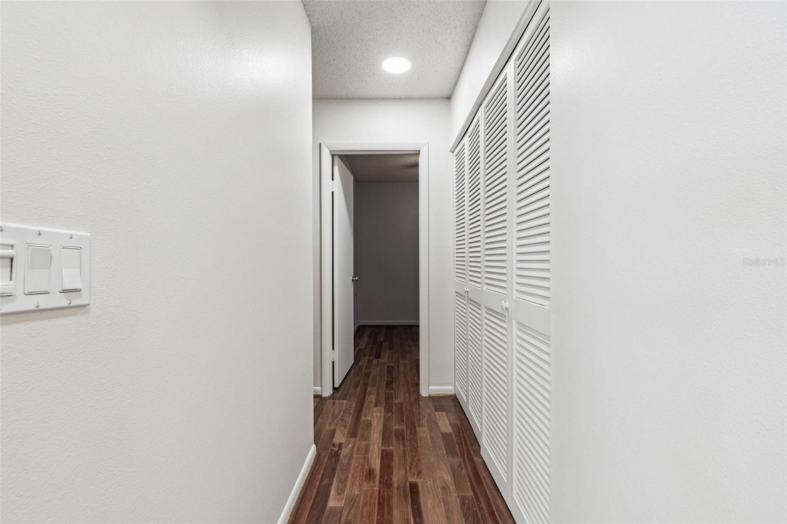 Passage to second and third bedrooms