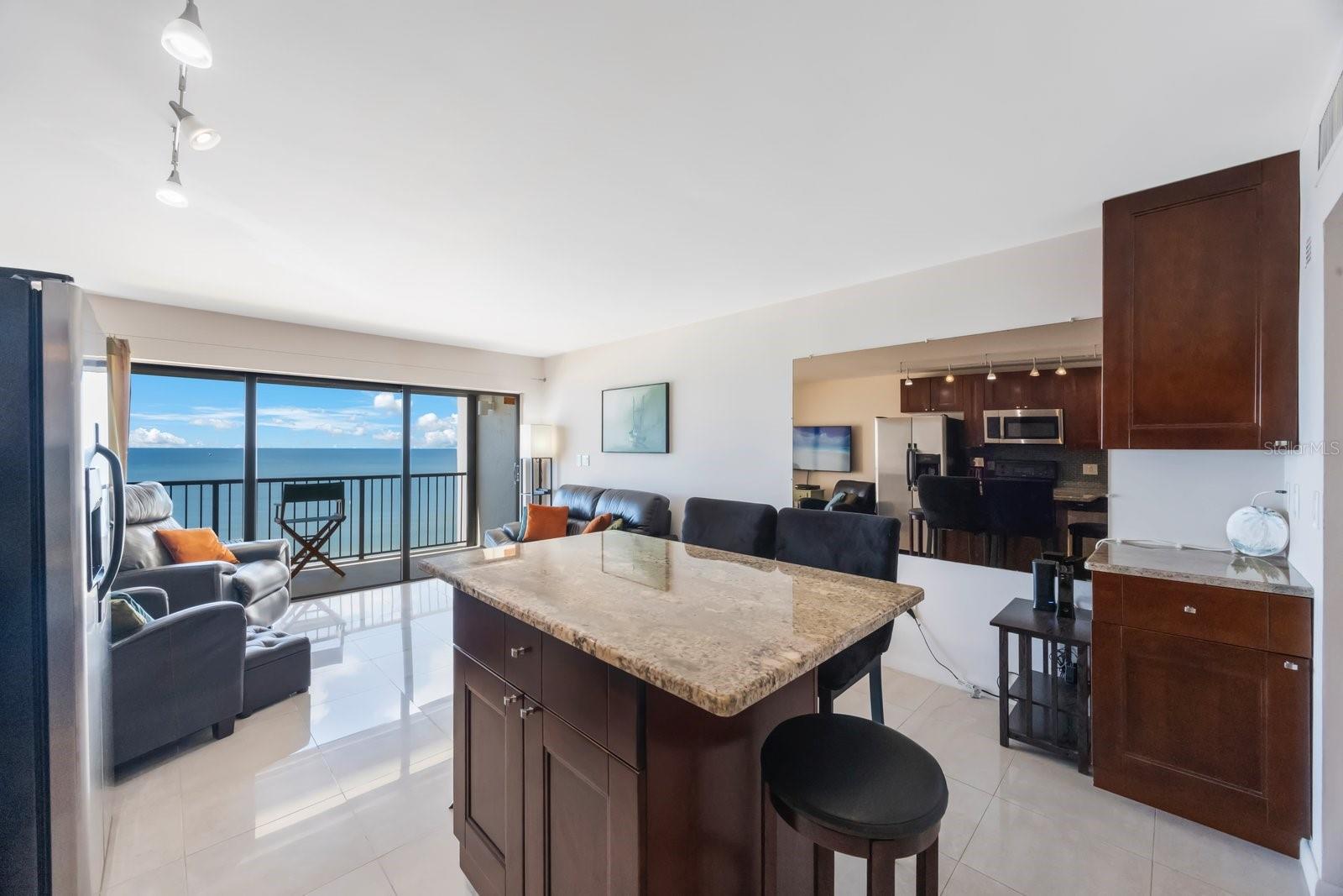 Island Perfect as High Top Dining Table