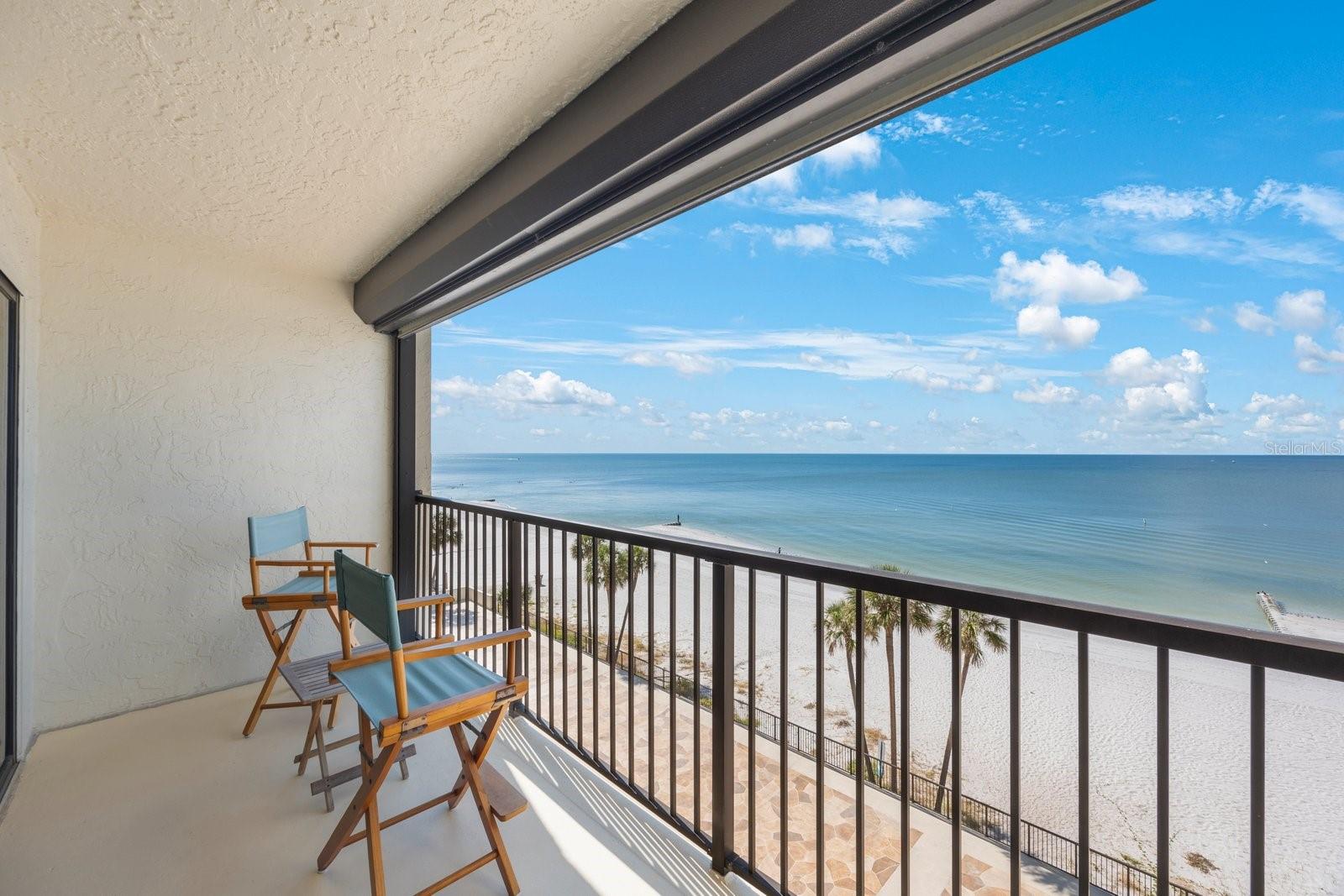 View from Private Balcony with Storm Shutters