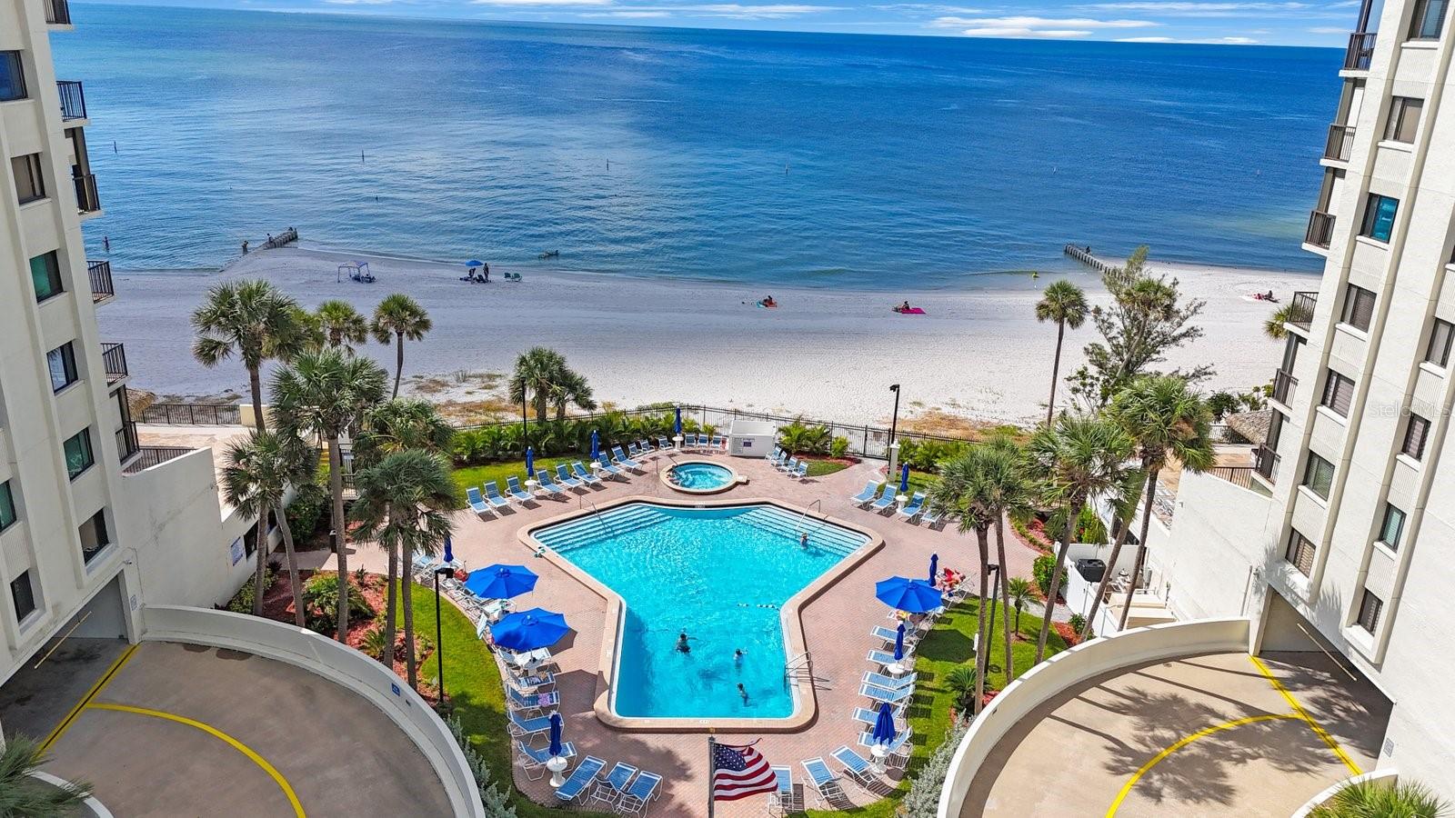 Pool and Spa View