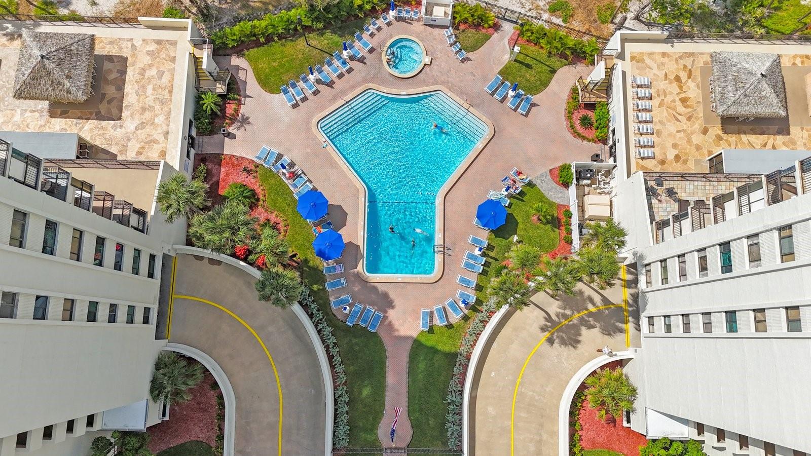 Pool and Spa View