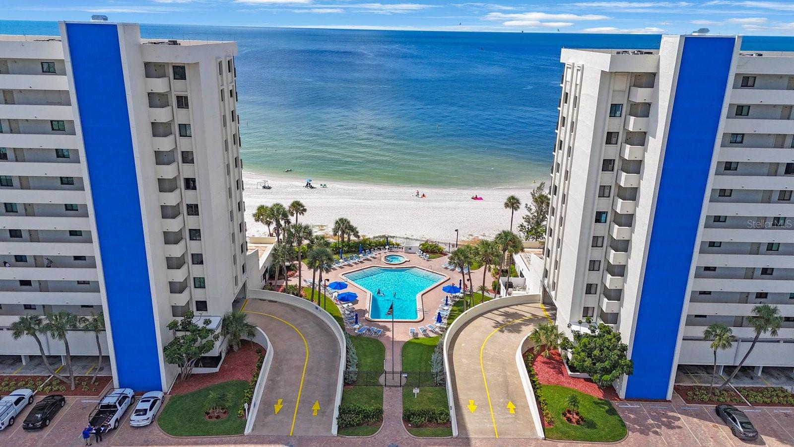 View of Pool and Parking Ramps