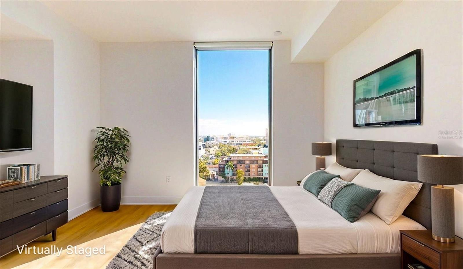 Virtually Staged. Second Bedroom