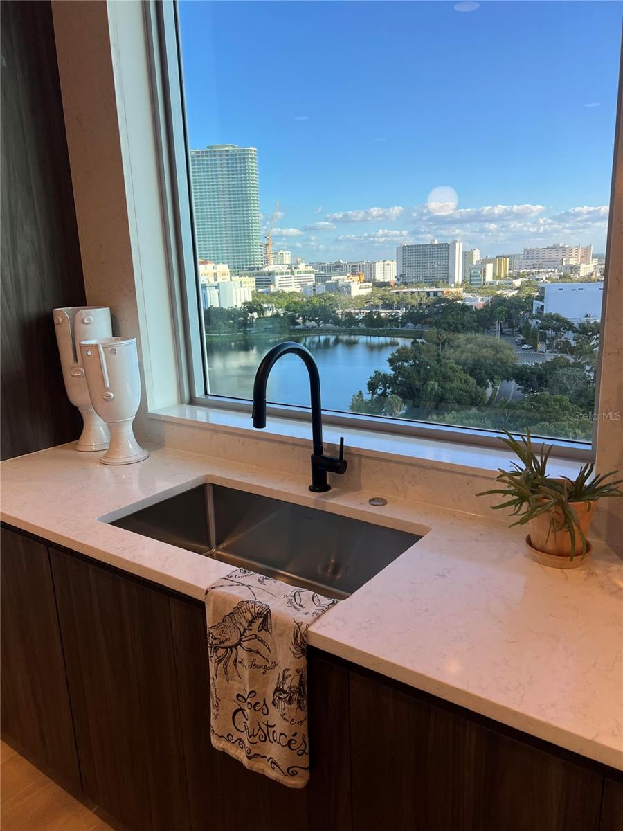 Water views from the kitchen window!!
