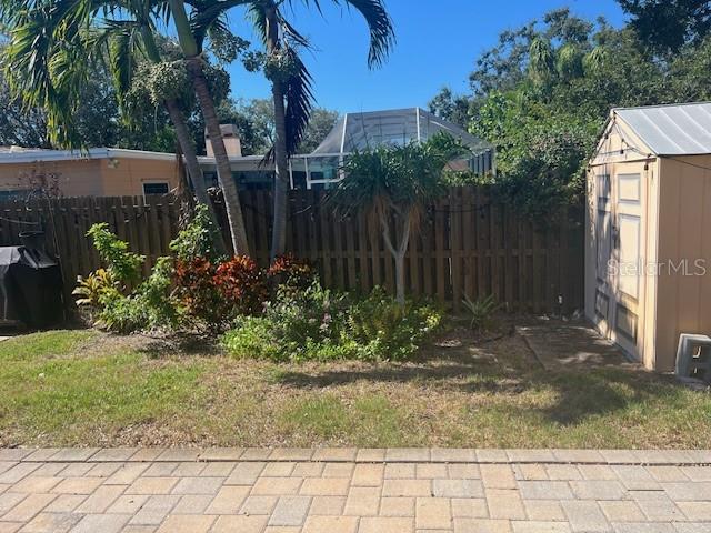 Lush Landscaping in Back Yard