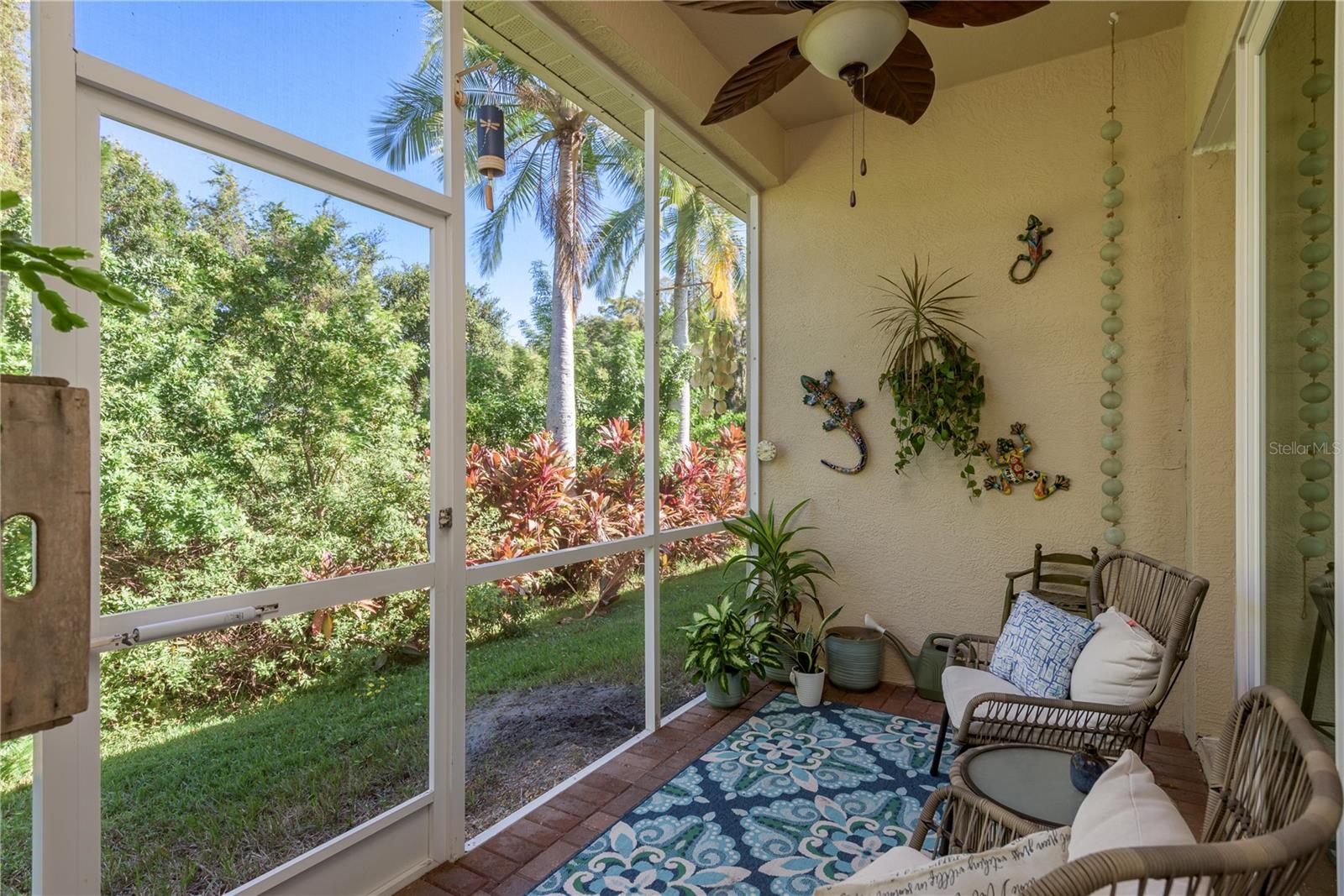 Lanai with private view