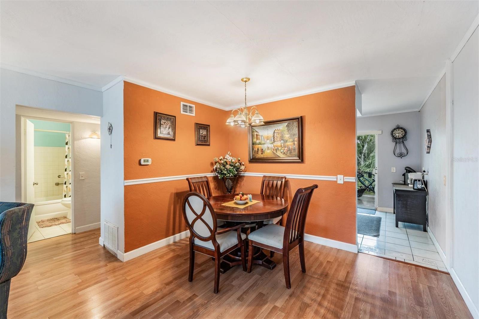 Dining area.
