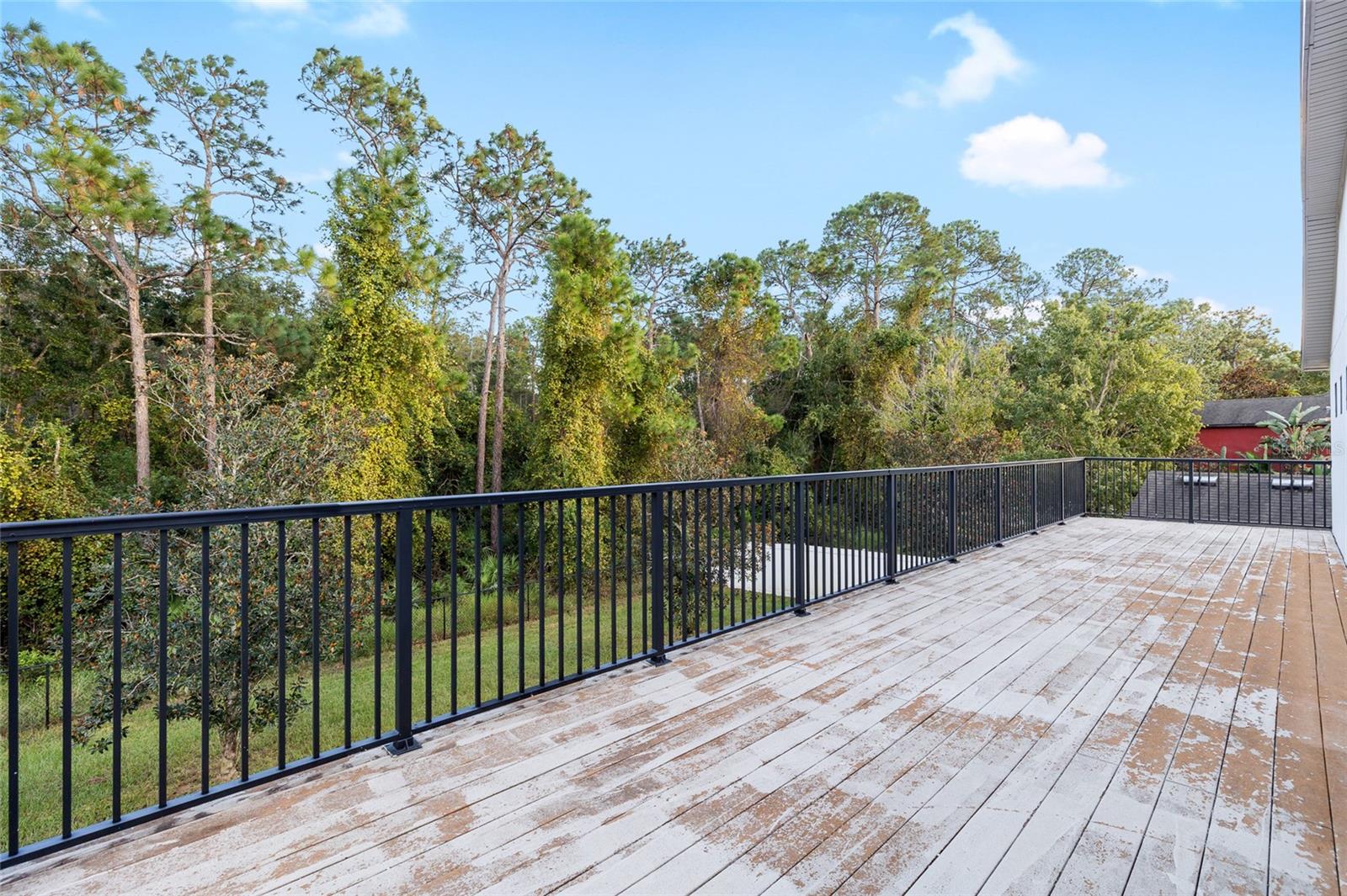 upstairs deck