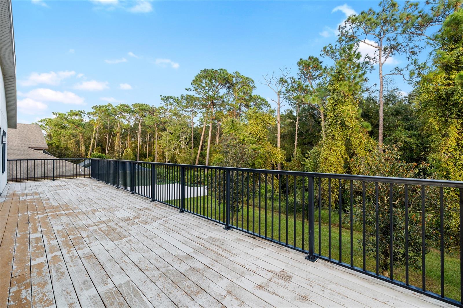 upstairs deck