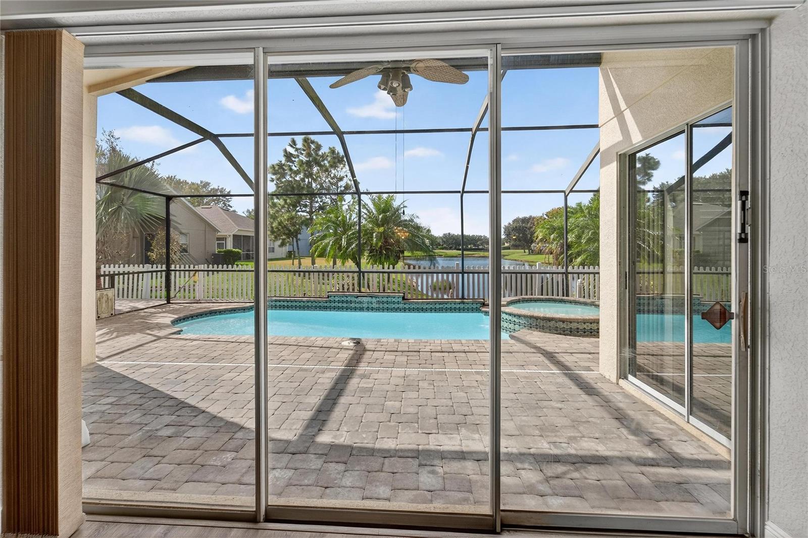 Your view when you walk into the Open Floor Plan